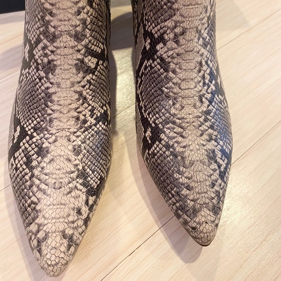 Splendid Nettie Leather Snake Bootie - Picture 5 of 8